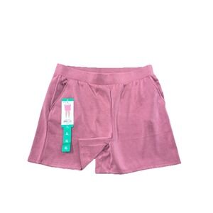 NEW Women's Berry LAZYPANTS Soft Luxe Pull On Shorts With Pockets  Size *SMALL*